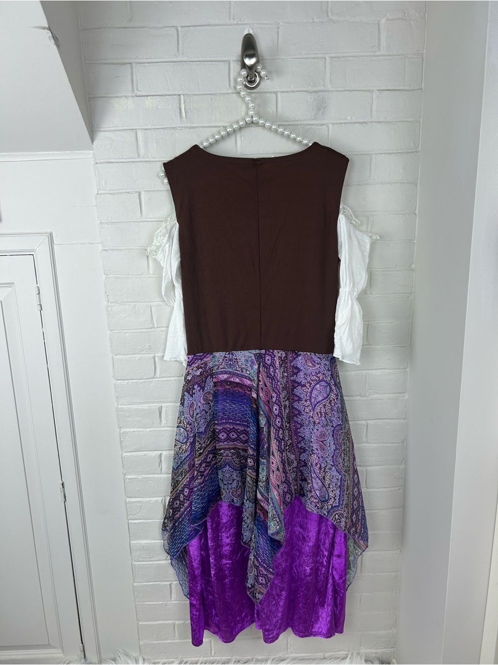 Party City Boho Gypsy Renaissance Faire Costume Cosplay Size M/L - Picture 9 of 9